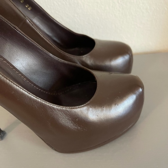 YSL Tribtoo Leather Platform Pumps - Picture 5 of 14